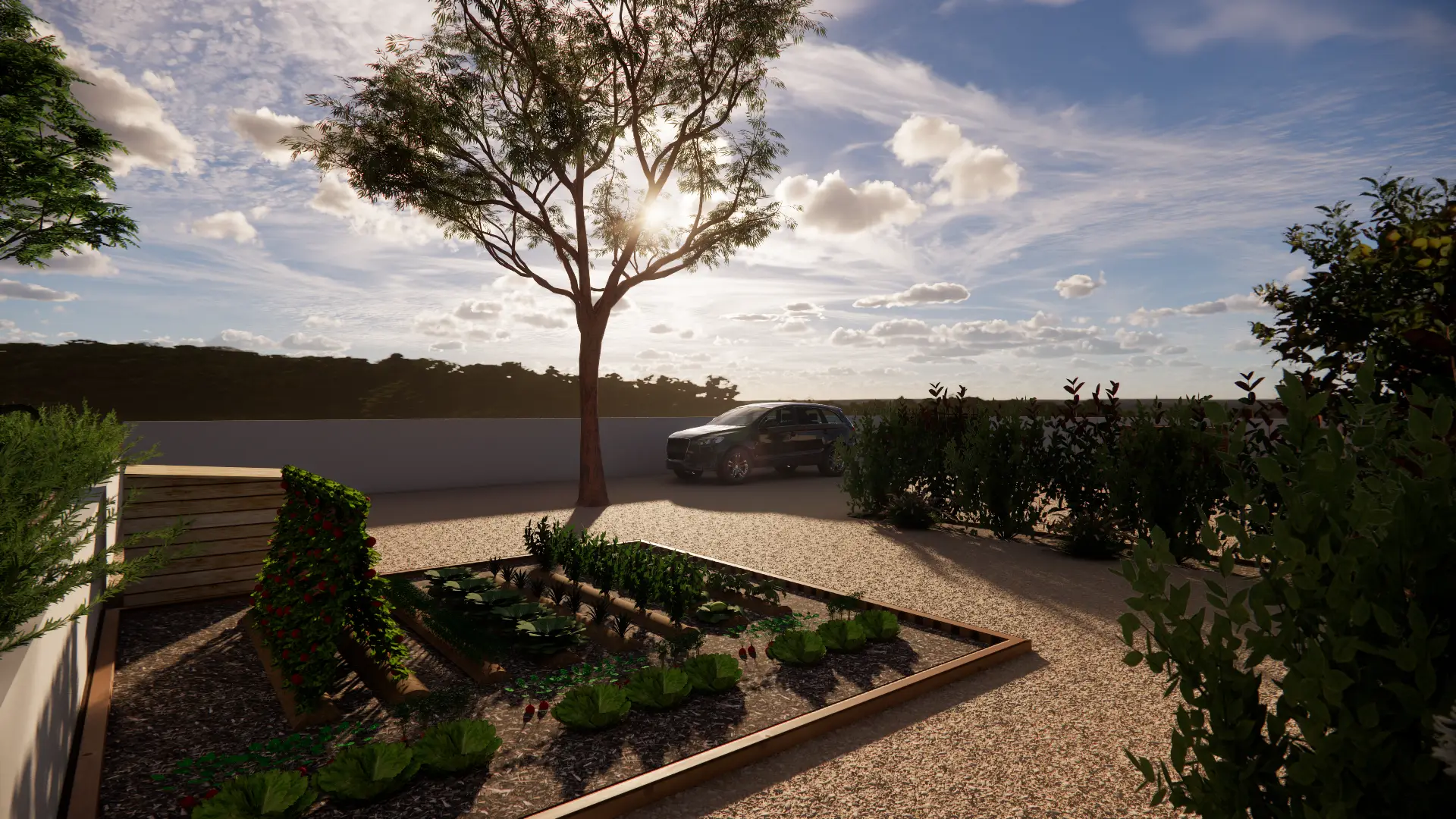 Melina Scalici, Conceptrice Paysagiste, présente sa carte Femme souriante présentant une carte de visite blanche et translucide avec le logo d'une feuille et le texte "MELINA SCALICI CONCEPTRICE PAYSAAGISTE".