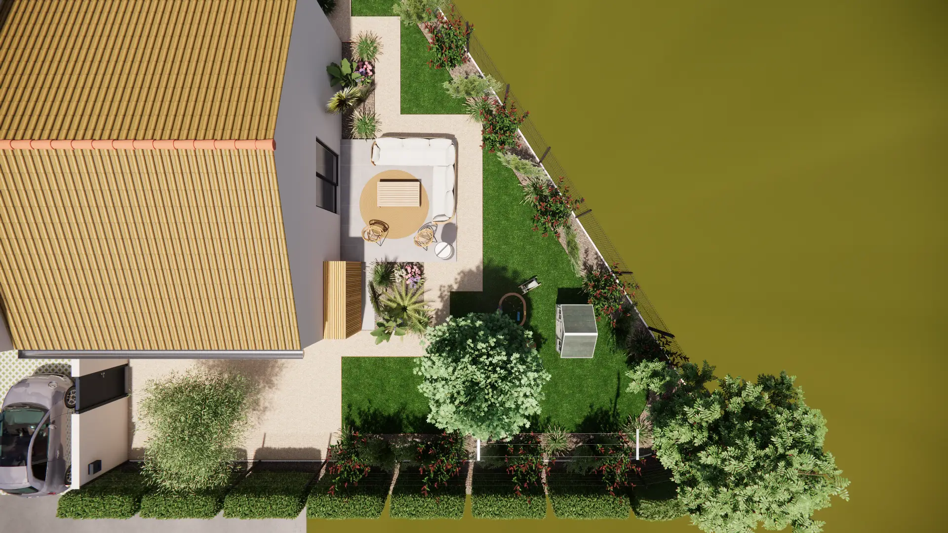 amenagement-de-jardin-maison-neuve-a-marcorignan-1